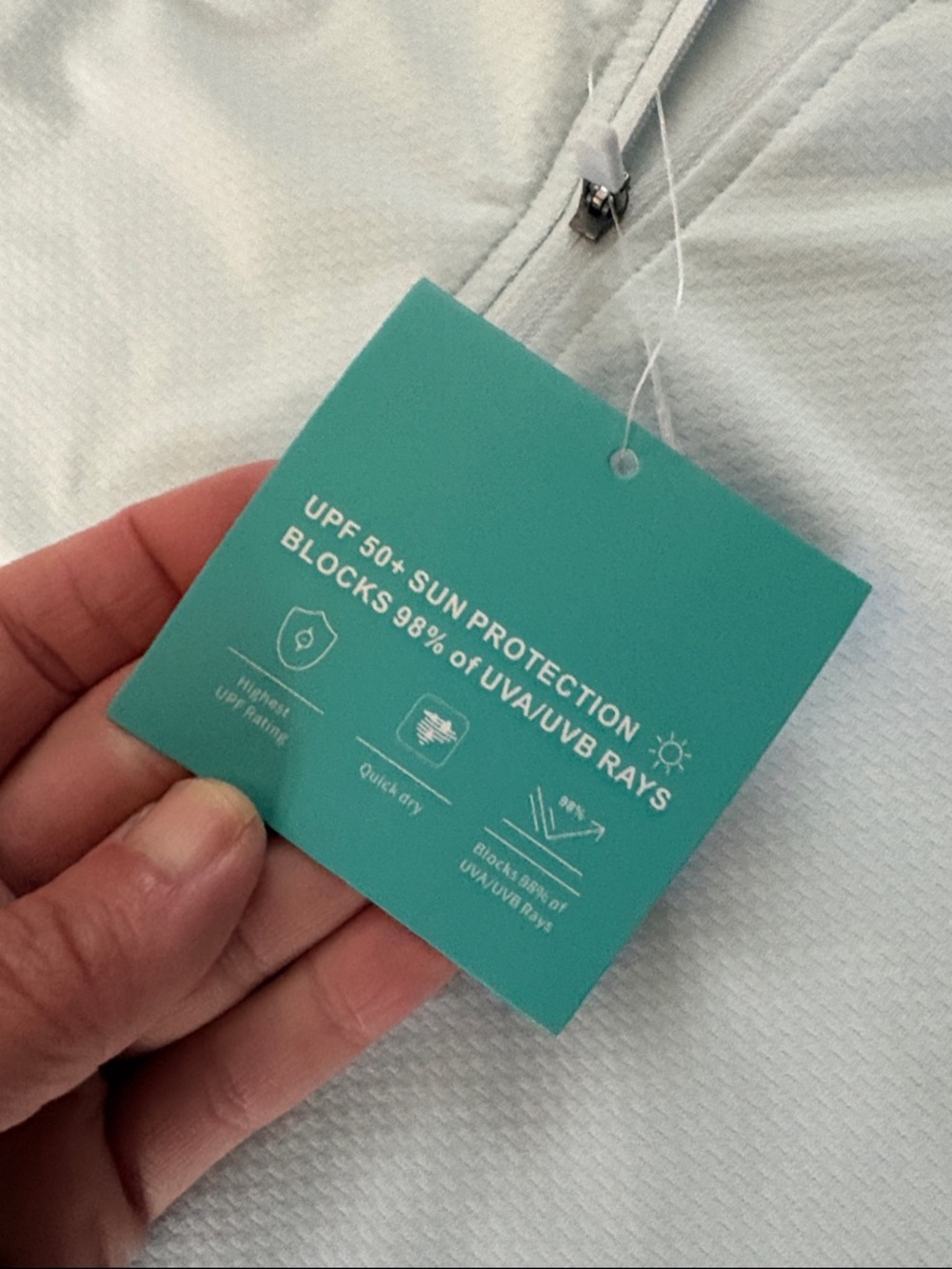 Willit Light Aqua Performance Hooded Shirt - Picture 7 of 10
